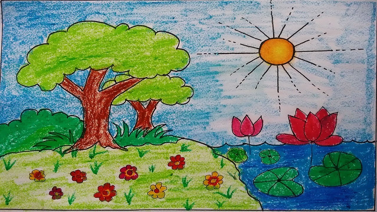 Featured image of post Scenery Easy Beautiful Garden Drawing - Easy garden scenery drawing | how to draw beautiful city garden with chery blossom how to draw simple scenery of chery blossom garden with oil pastels and.