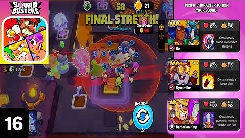 Squad busters-Gameplay Walkthrough|| Part-16 (Android And iOS) New Update