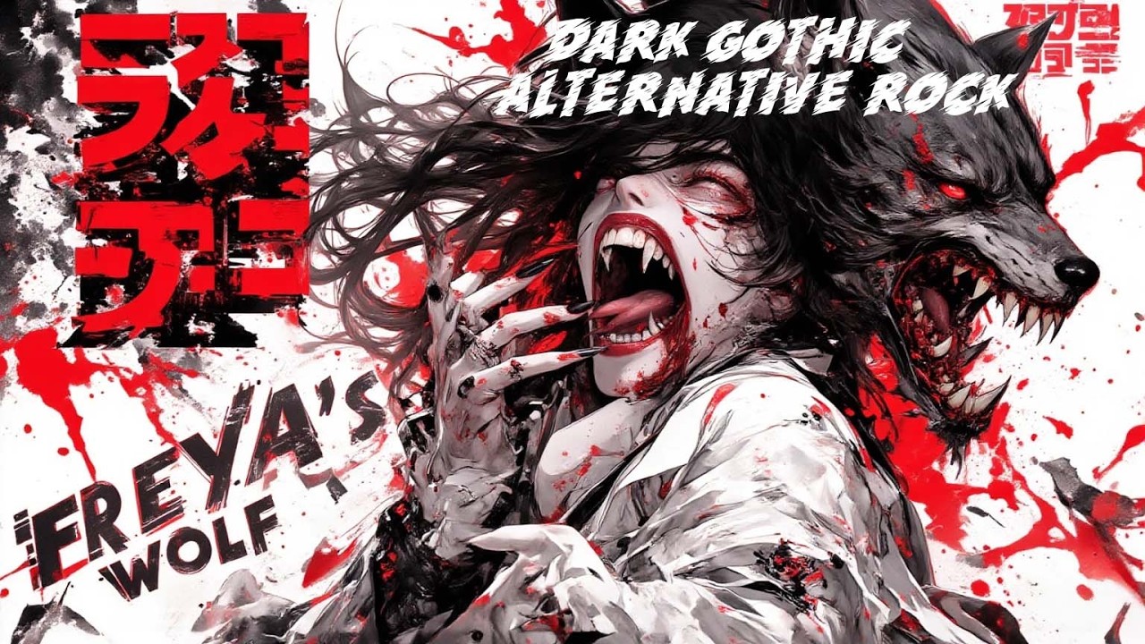 An incredible composition of alternative rock ⚡dark gothic music - 