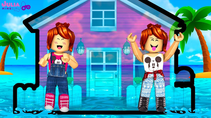 Kit 3 Bonecos Roblox- Bacon Hair, Júlia Minegirl, Construtor