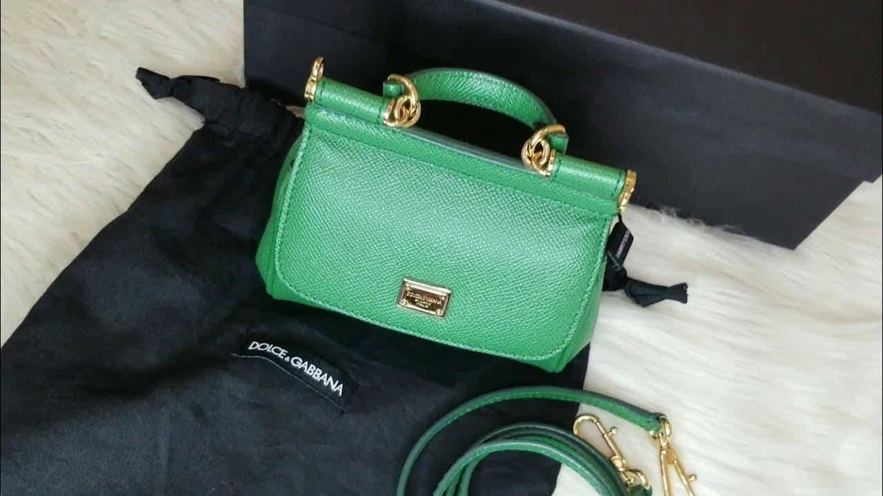 Dolce & Gabbana, Bags, Dolce Gabbana Mini Green Miss Sicily Bag