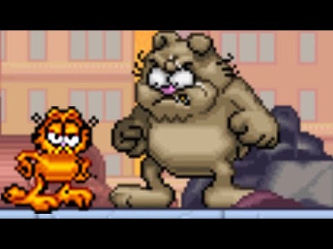 Garfield and His Nine Lives (GBA) All Bosses (No Damage)