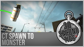 Overpass - CT spawn to Monster - Smoke