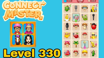 Connect master match puzzle level 330 solution walkthrough
