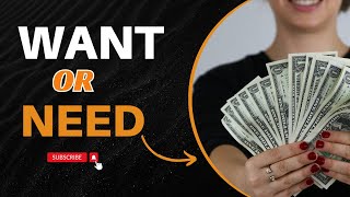 What's the Difference Between WANT and NEED in 60 seconds | Psychology of Desire!