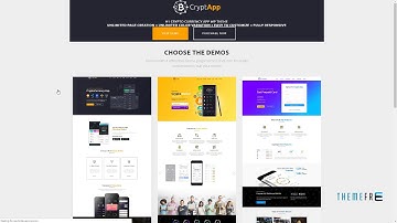 CryptApp Landing Page - Cryptocurrency Landing Page Theme      Rain Q