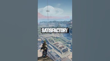 Lets Explore the Top of The Highest Point in the Satisfactory Map #shorts #gaming #satisfactory