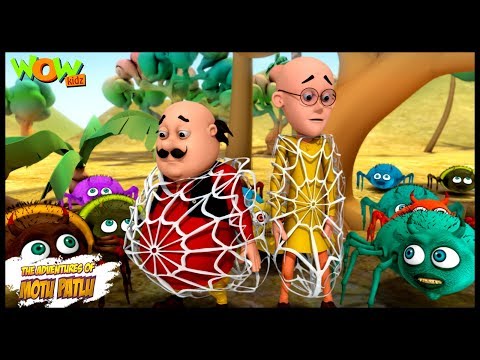 Makdi Ka Jala - Motu Patlu in Hindi - 3D Animation Cartoon for Kids Makdi Ka Jala - Motu Patlu in Hindi - 3D Animation Cartoon for Kids