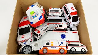 救急車のミニカー走る！緊急走行テスト！坂道走行する｜ Ambulance minicar runs in an emergency with sirens sounding