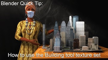 Blender Quick Tip: Learn how to use the building tool addon