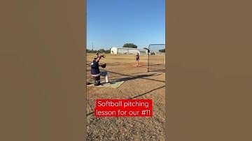 Softball pitching lessons for our #11