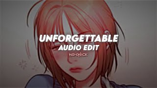 unforgettable - french montana ft. swae lee | edit audio