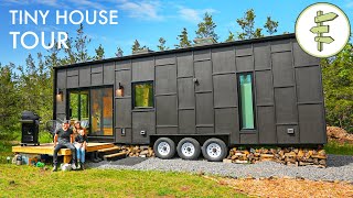 Fine Crafted OffGrid Tiny House Packed with Clever Custom Features! Full Tour