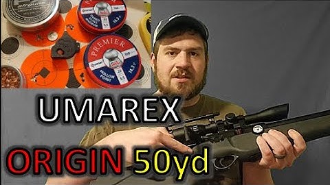 UMAREX Origin Pellet Test 50 yards