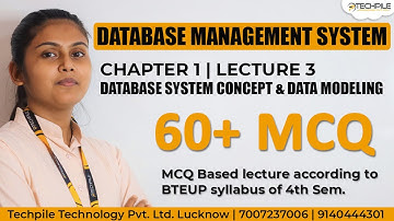 DBMS MCQ Question for Diploma According to BTEUP Syllabus, Chapter1 , Lecture 3, 60+ MCQ Question