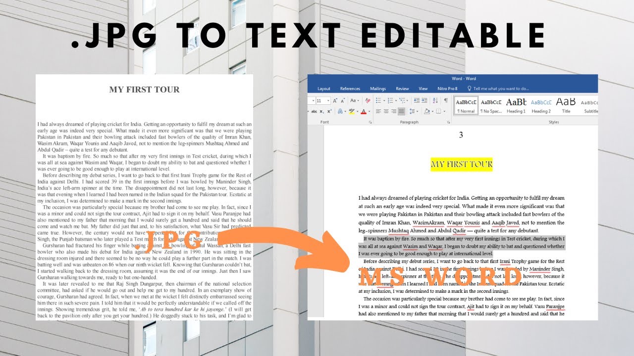 convert pdf file to editable word document