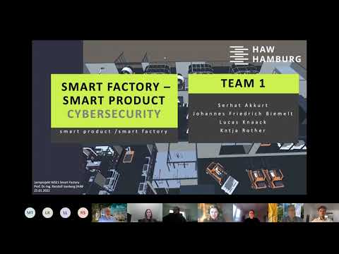 SMART Factory Unity + Cybersecurity im Lernprojekt der HAW Hamburg neuer Studiengang