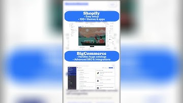 NachoTips: Shopify vs BigCommerce - Which is the BEST Ecommerce Platform to build on?