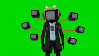 TV WOMAN Mecha BOSS ...!!   Green screen