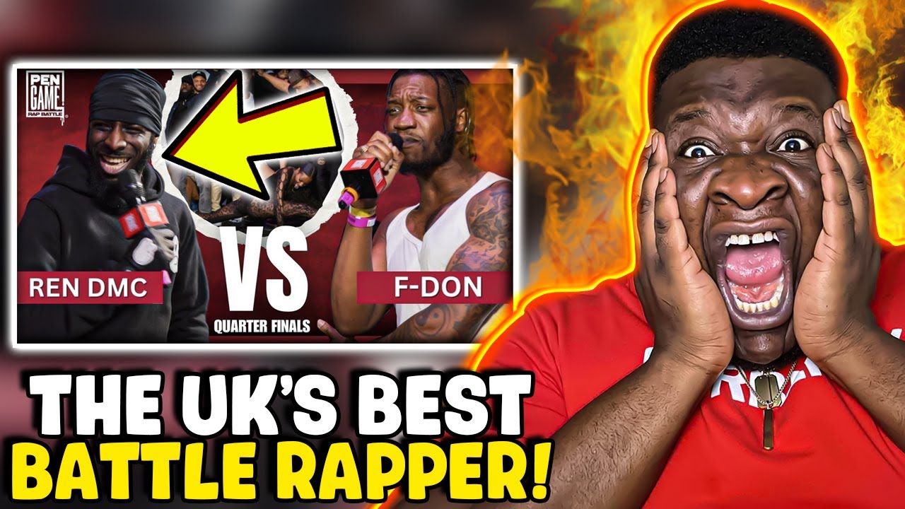 REN DMC БЕСПОЩАДЕН | REN DMC против F-DON | PenGame Rap Battle 2024 (РЕАКЦИЯ)