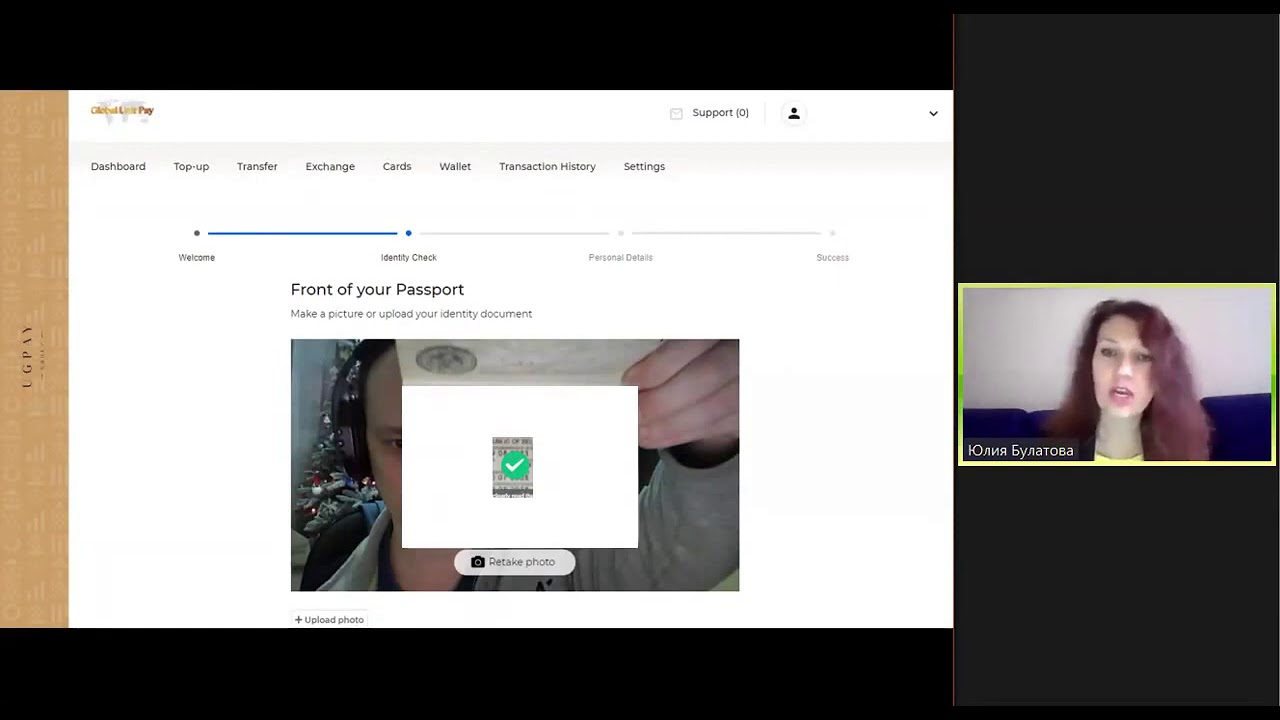 Global Unit Pay   Registration and Verification
