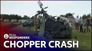 Air Ambulances Race To Crashed Chopper's Rescue | Helicopter ER | Real Responders screenshot 5