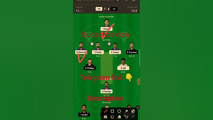 IND vs NZ dream 11 team prediction kese bany#shorts #cricket