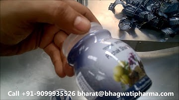 Chyawanprash container Automatic Shrink Sleeve Labelling Machine with Electric Tunnel
