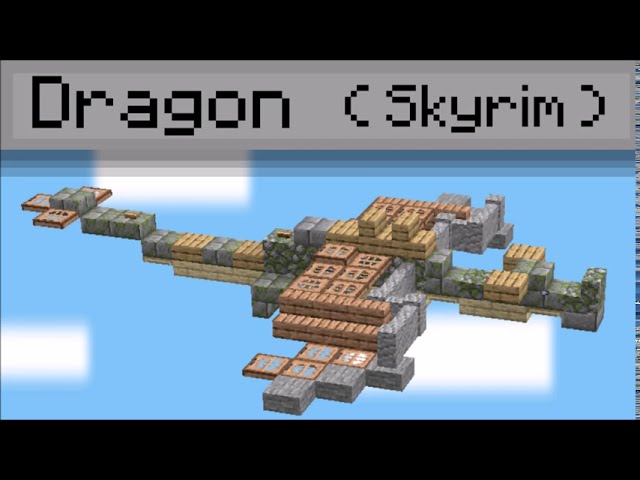 Minecraft - Skyrim Dragon skin by Bennjo on DeviantArt