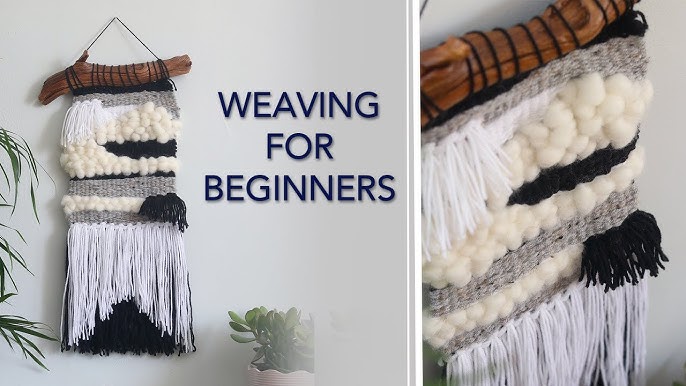 6 Ways to Weave with Wool Roving  Weaving Texture Technique - Fibers and  Design