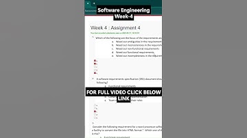 NPTEL Software Engineering Week 4 Assignment Answers | noc25-cs108 IIT Kharagpur