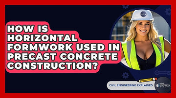 How Is Horizontal Formwork Used In Precast Concrete Construction? - Civil Engineering Explained