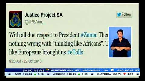 ANC defends Zuma e-toll comments