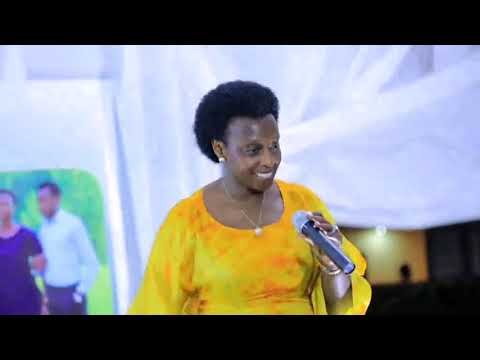 Sylvia Nabaasa performing Elohim live on stage 