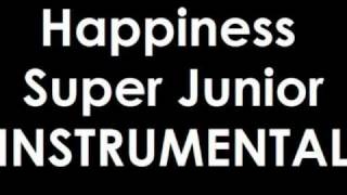 Happiness Super Junior Instrumental Karaoke