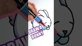 ✍️ How to draw a bunny:? howtodraw drawingtutorial shorts