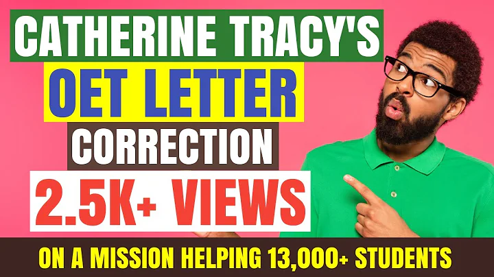 Learn Common OET Writing Errors In Catherine Tracy...