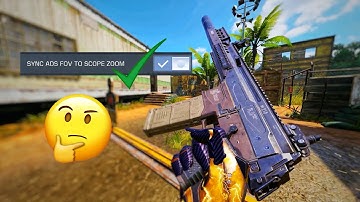 Sync ADS FOV to Scope Zoom - Full Pros and Cons 😳 Turn it On NOW ✅ CODM