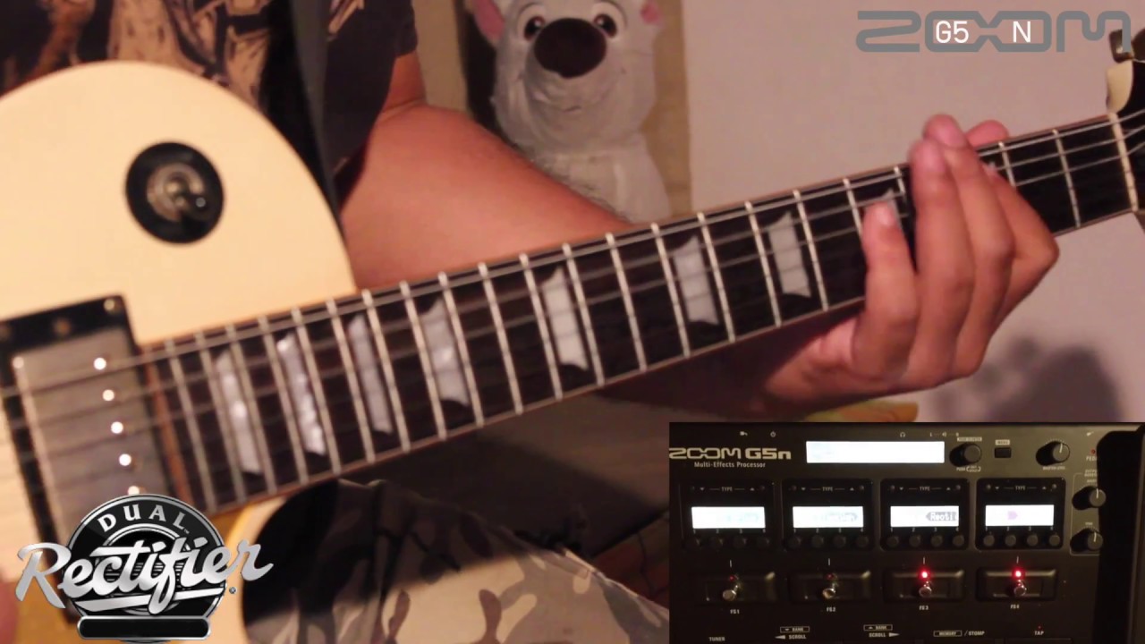 ทดสอบ zoom g5n  amp simulator Mesa Boogie Dual