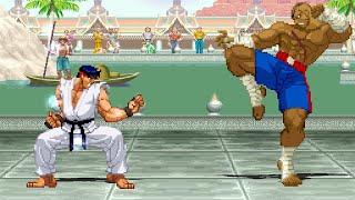 Burn Ryu Vs M206 Sagat Mugenikemen Go