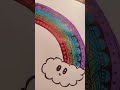 Rainbow mandala art 🎨🎨