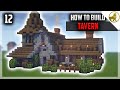 Minecraft - How to Build a Tavern/Inn House - Villager Houses #12