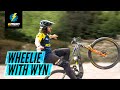 How To Wheelie With Professional Mountain Biker Wyn Masters!