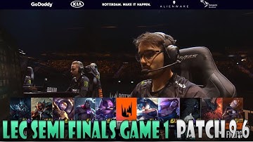 Fnatic vs Origen - Game 1 | Semi Finals S9 LEC Spring 2019 | FNC vs OG - Patch 9.6