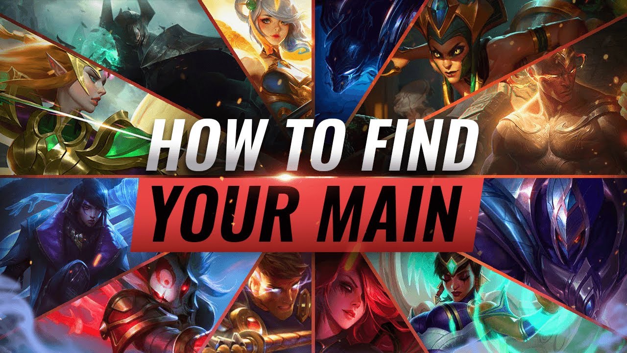 How To Choose MAIN CHAMPION - League of Legends - YouTube