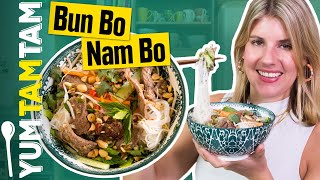 Bun Bo Nam Bo // Vietnamesischer Salat mit Reisnudeln, Rindfleisch & Chili // #yumtamtam