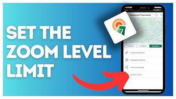 How to set the zoom level limit on Avenza Maps?