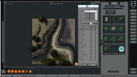 Mountain Pass with Castle Walls- Fantasy Grounds Unity: Map & Image Creation with Joshua Watmough