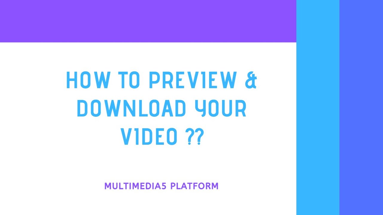 how to download video