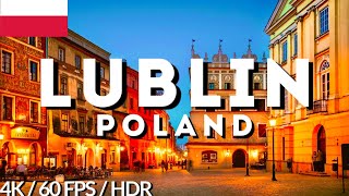 Lublin, Poland 🇵🇱 4K Walk 60 FPS HDR